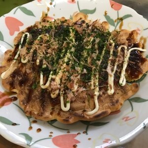 おやつ感覚のお好み焼きのランチ